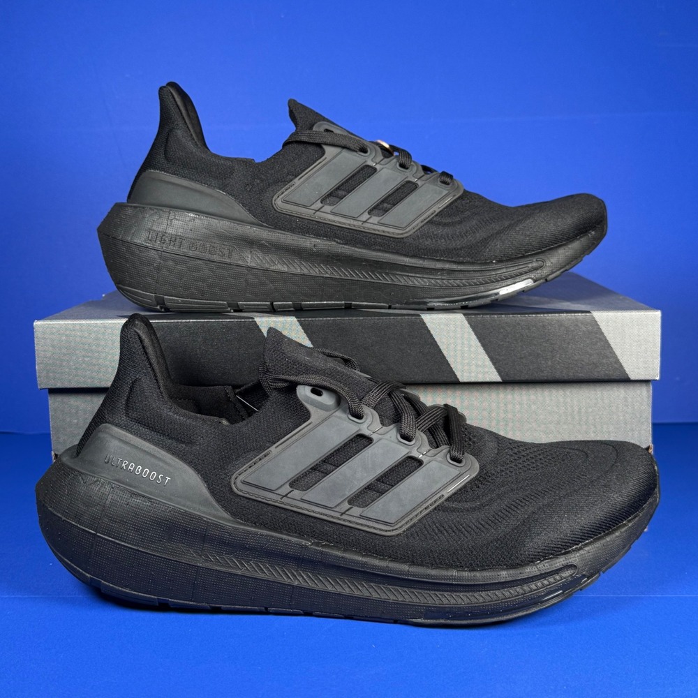 Adidas Ultraboost Light Men's 9.5 Running Shoes Triple Black Core Black GZ5159
